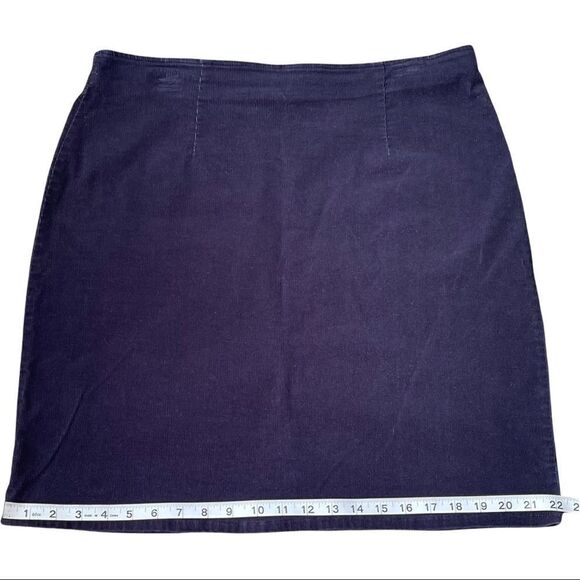 High Sierra Navy Corduroy Mini Skirt Sz 14 - Picture 5 of 9
